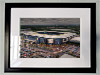 Classic Mounted and Framed Fine Art Print showing Aerial Photograph of MK Dons - Stadium MK