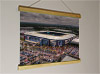 42cm / 16.5" poster hanger with 12x16" landscape print showing Aerial Photograph of MK Dons - Stadium MK