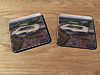 Cork drink coaster showing Aerial Photograph of MK Dons - Stadium MK