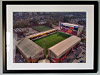 Extra Large Classic Mounted and Framed Fine Art Print showing Aerial Photograph of Motherwell - Fir Park Extra Large Classic Mounted and Framed Fine Art Print showing Aerial Photograph of Motherwell - Fir Park
