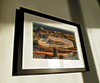Classic Mounted and Framed Fine Art Print showing Aerial Photograph of Newcastle United - St James Park