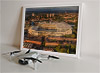 Framed Poster showing Aerial Photograph of Newcastle United - St James Park