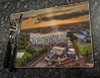 Wooden cork placemat showing Aerial Photograph of Newcastle United - St James Park