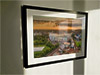 Extra Large Classic Mounted and Framed Fine Art Print showing Aerial Photograph of Newcastle United - St James Park