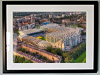 Extra Large Classic Mounted and Framed Fine Art Print showing Aerial Photograph of Newcastle United - St James Park