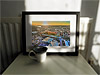Classic Mounted and Framed Fine Art Print showing Aerial Photograph of Norwich City - Carrow Road