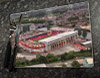 Wooden cork placemat showing Aerial Photograph of Nottingham Forest - The City Ground