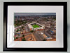 Classic Mounted and Framed Fine Art Print showing Aerial Photograph of Nottingham Forest - The City Ground
