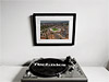 Classic Mounted and Framed Fine Art Print showing Aerial Photograph of Nottingham Forest - The City Ground