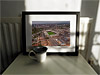 Classic Mounted and Framed Fine Art Print showing Aerial Photograph of Nottingham Forest - The City Ground