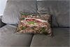 Custom Printed Canvas Cushion showing Aerial Photograph of Nottingham Forest - The City Ground