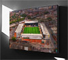 Fine Art Canvas showing Aerial Photograph of Nottingham Forest - The City Ground