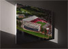 Aerial Photograph of Notts County - Meadow Lane Fine Art Canvas showing Aerial Photograph of Notts County - Meadow Lane