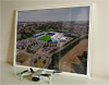 Framed Poster showing Aerial Photograph of Oxford United - Kassam Stadium