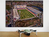 Fine Art Poster showing Aerial Photograph of Partick Thistle - Firhill