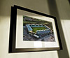 Classic Mounted and Framed Fine Art Print showing Aerial Photograph of Plymouth Argyle - Home Park