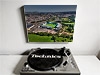 Fine Art Canvas showing Aerial Photograph of Plymouth Argyle - Home Park