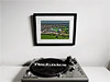 Classic Mounted and Framed Fine Art Print showing Aerial Photograph of Plymouth Argyle - Home Park