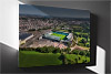 Fine Art Canvas showing Aerial Photograph of Plymouth Argyle - Home Park