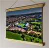 42cm / 16.5" poster hanger with 12x16" landscape print showing Aerial Photograph of Plymouth Argyle - Home Park 42cm / 16.5" poster hanger with 12x16" landscape print showing Aerial Photograph of Plymouth Argyle - Home Park
