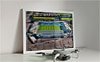 Framed Poster showing Aerial Photograph of Plymouth Argyle - Home Park
