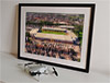 Extra Large Classic Mounted and Framed Fine Art Print showing Aerial Photograph of Port Vale - Vale Park
