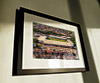 Classic Mounted and Framed Fine Art Print showing Aerial Photograph of Port Vale - Vale Park
