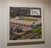 Premium Framed Cork Pin Board showing Aerial Photograph of Port Vale - Vale Park