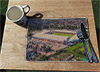 Wooden cork placemat showing Aerial Photograph of Port Vale - Vale Park