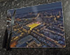Wooden cork placemat showing Aerial Photograph of Portsmouth - Fratton Park
