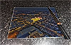 Rectangular glass cuttingboard showing Aerial Photograph of Portsmouth - Fratton Park
