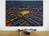 Fine Art Poster showing Aerial Photograph of Portsmouth - Fratton Park