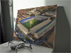 Fine Art Canvas showing Aerial Photograph of Portsmouth - Fratton Park