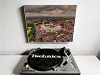 Fine Art Canvas showing Aerial Photograph of Preston North End - Deepdale