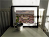 Classic Mounted and Framed Fine Art Print showing Aerial Photograph of Preston North End - Deepdale