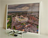 Framed Poster showing Aerial Photograph of Preston North End - Deepdale