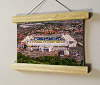 22.5cm / 8.9"  poster hanger with 6x8" landscape print showing Aerial Photograph of Preston North End - Deepdale