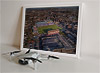 Framed Poster showing Aerial Photograph of Queen of the South - Palmerston Park