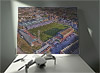 Fine Art Canvas showing Aerial Photograph of Queen of the South - Palmerston Park