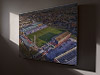 Fine Art Canvas showing Aerial Photograph of Queen of the South - Palmerston Park