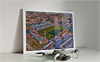 Framed Poster showing Aerial Photograph of Queen of the South - Palmerston Park