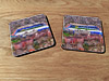 Cork drink coaster showing Aerial Photograph of Queens Park Rangers - Loftus Road