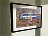 Extra Large Classic Mounted and Framed Fine Art Print showing Aerial Photograph of Queens Park Rangers - Loftus Road