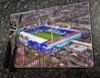 Wooden cork placemat showing Aerial Photograph of Queens Park Rangers - Loftus Road