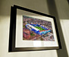Classic Mounted and Framed Fine Art Print showing Aerial Photograph of Queens Park Rangers - Loftus Road