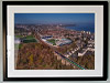 Extra Large Classic Mounted and Framed Fine Art Print showing Aerial Photograph of Raith Rovers - Stark's Park