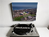 Fine Art Canvas showing Aerial Photograph of Raith Rovers - Stark's Park