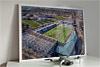 Framed Poster showing Aerial Photograph of Raith Rovers - Stark's Park