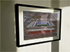 Extra Large Classic Mounted and Framed Fine Art Print showing Aerial Photograph of Rangers - Ibrox