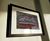 Classic Mounted and Framed Fine Art Print showing Aerial Photograph of Rangers - Ibrox